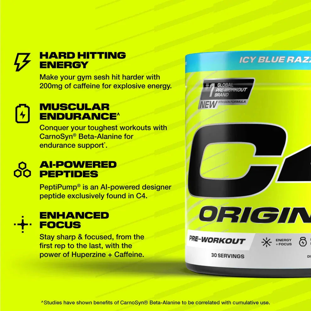 C4 Original Pre Workout Powder 30servings