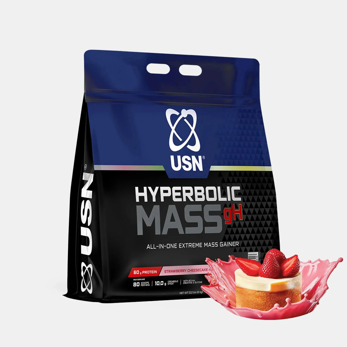USN Hyperbolic Mass gH 2kg (26Scoops) Mass Gainer