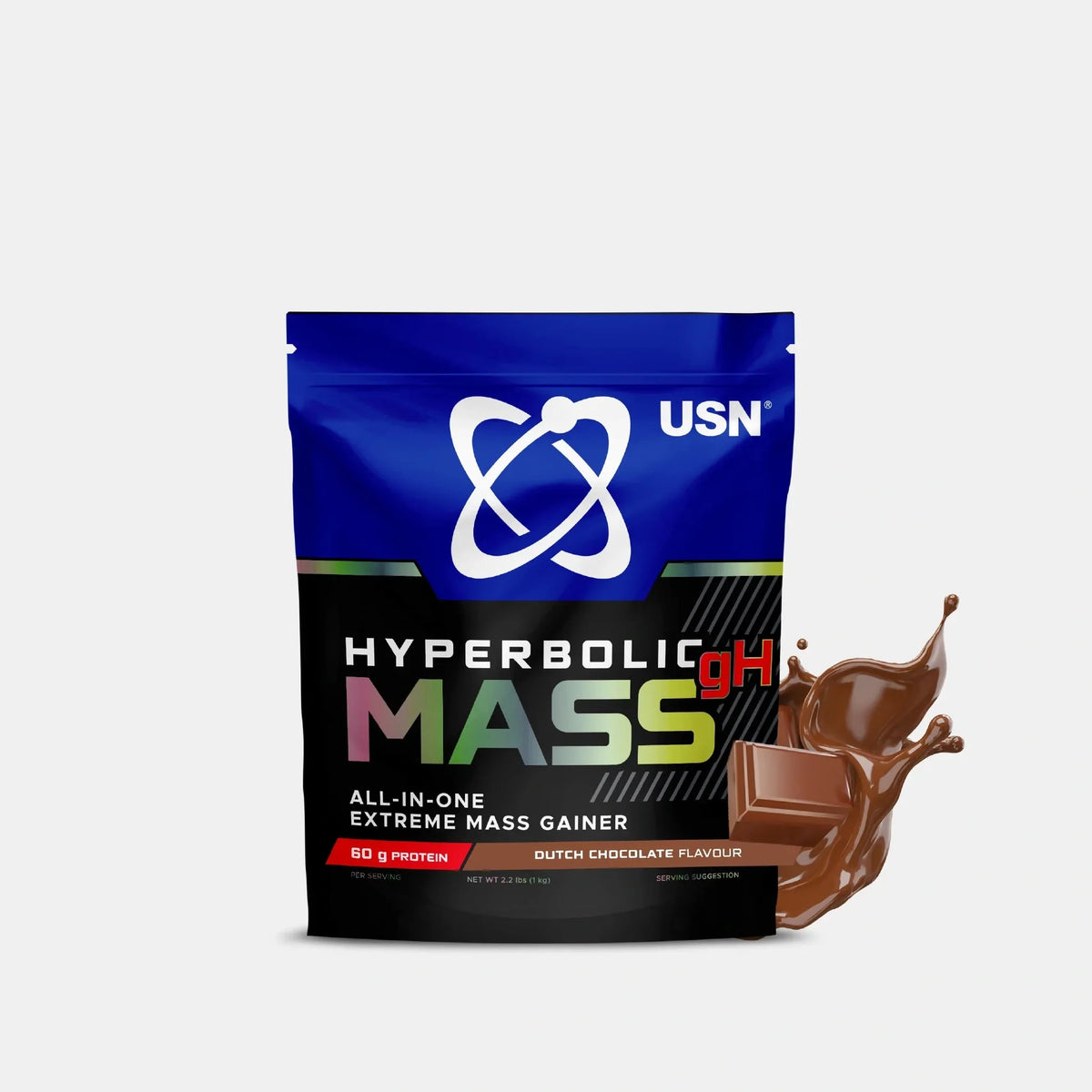 USN Hyperbolic Mass gH 2kg (26Scoops) Mass Gainer