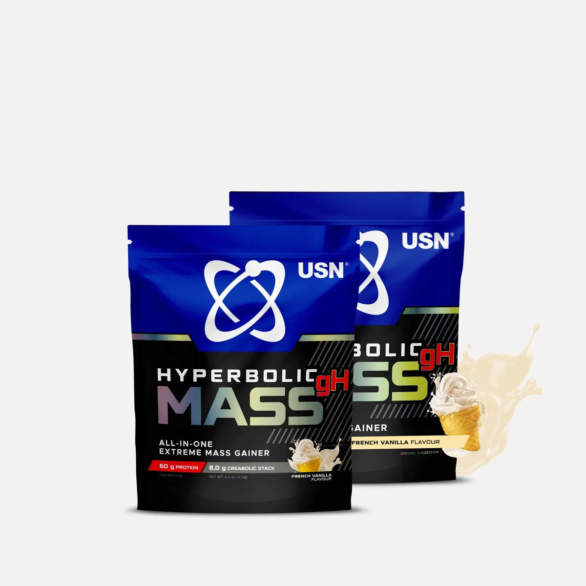 USN Hyperbolic Mass gH 2kg (26Scoops) Mass Gainer