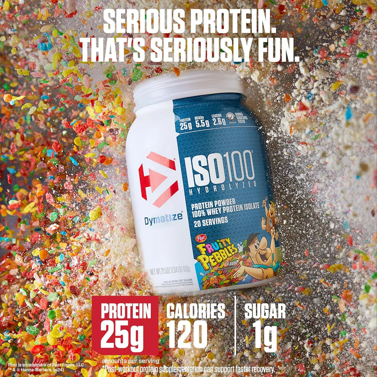 Dymatize ISO 100 Whey Protein Hydrolyzed Isolate 2.3KG 5LB (70/76Scoops) per Flavour