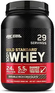 Optimum Nutrition Gold Standard 100% Whey Protein Powder 2LBS 29SERVING