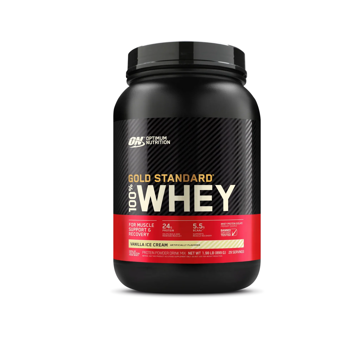 Optimum Nutrition Gold Standard 100% Whey Protein Powder 2LBS 29SERVING