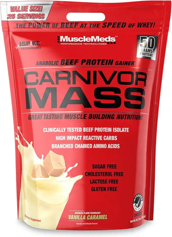 Carnivor Mass Anabolic Beef Protein Mass Gainer/ Lean Bulk