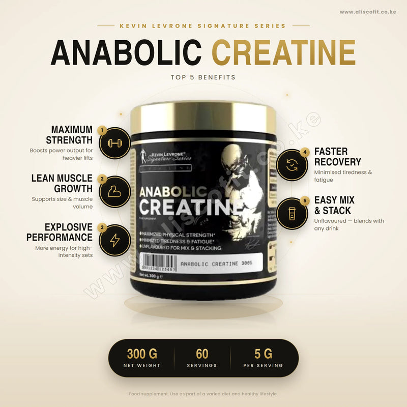 Kevin Levrone Anabolic Creatine300g 60Serving