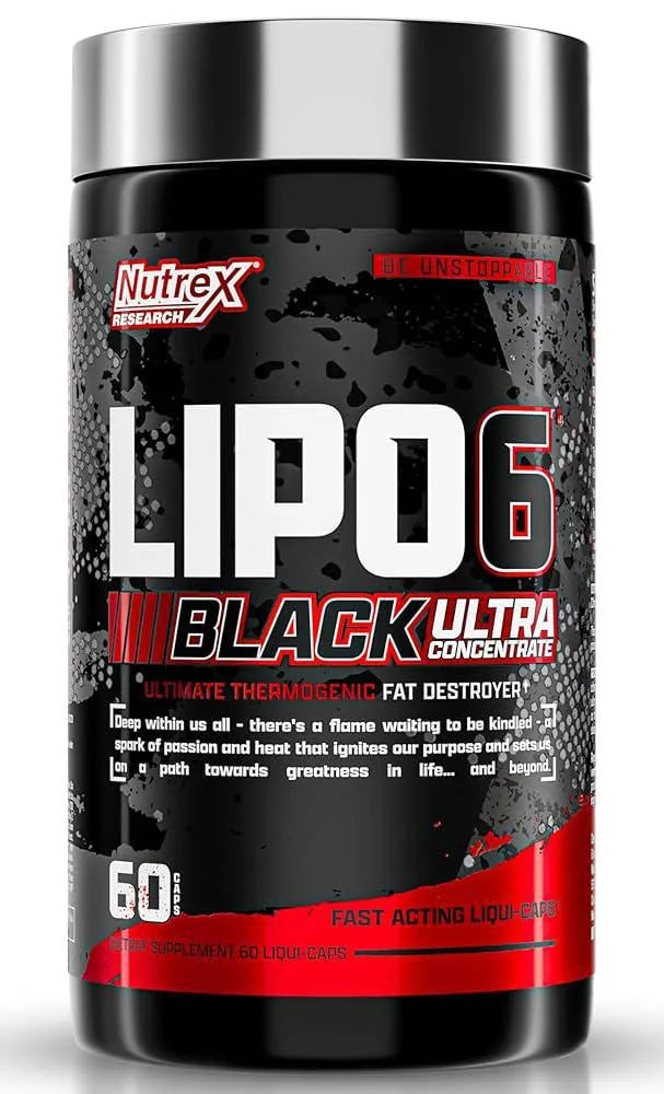 LIPO 6 Black Ultra Concentrate 60 Capsules 60 Servings