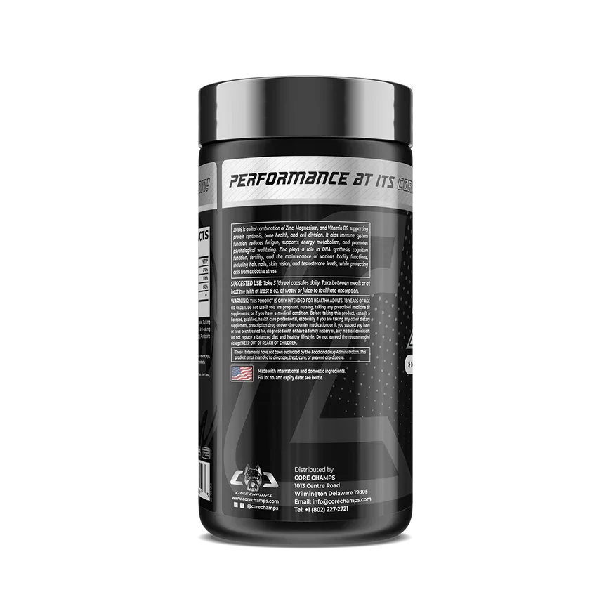 CORE CHAMPS ZMB6 90 Capsules