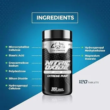 Core Champs Nitric Oxide Extreme Pump 120Tablets 30Servings