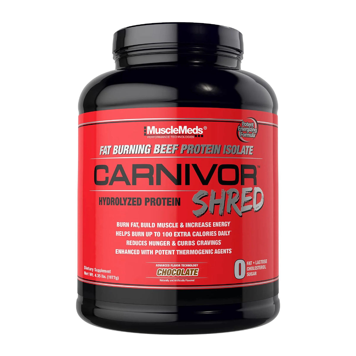 Carnivor Shred Fat Burning Hydrolyzed Beef Protein Isolate 4lbs(1977g) 56Servings