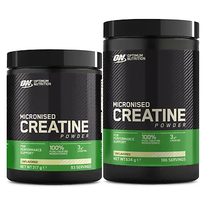 Optimum Nutrition Micronised Creatine, Pure Creatine Monohydrate 300g(60servings)
