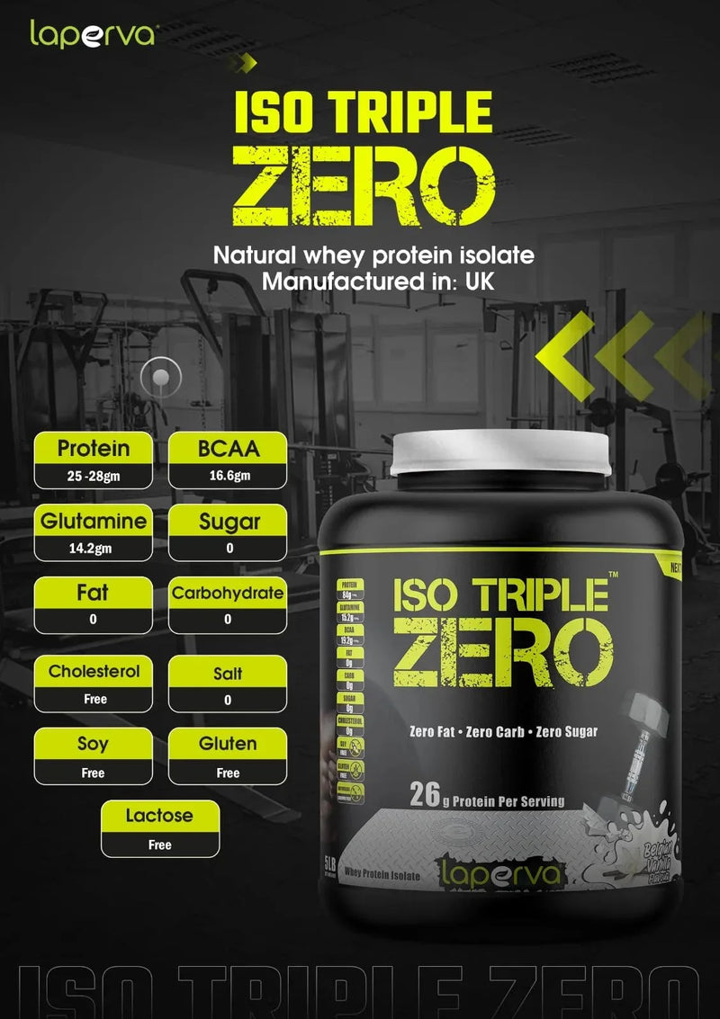 Laperva Triple Zero Protein Powder Isolate 2lbs -30Servings(varies per flavours