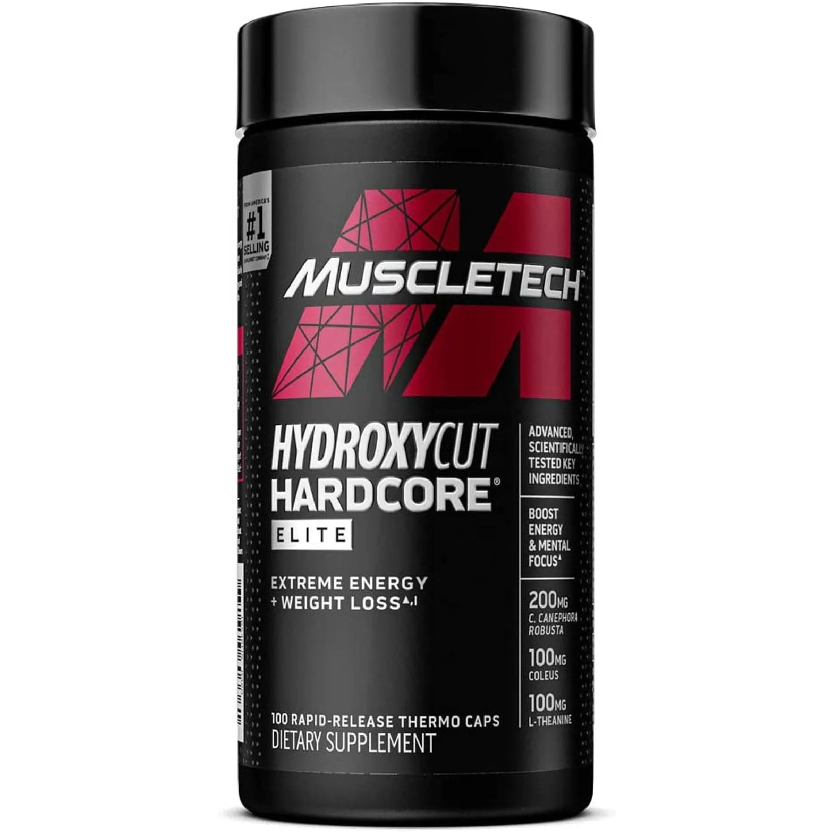 Muscletech Hydroxycut Hardcore Elite Weightloss 110 Capsules 55 Servings
