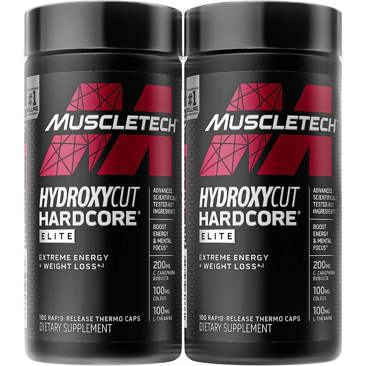Muscletech Hydroxycut Hardcore Elite Weightloss 110 Capsules 55 Servings