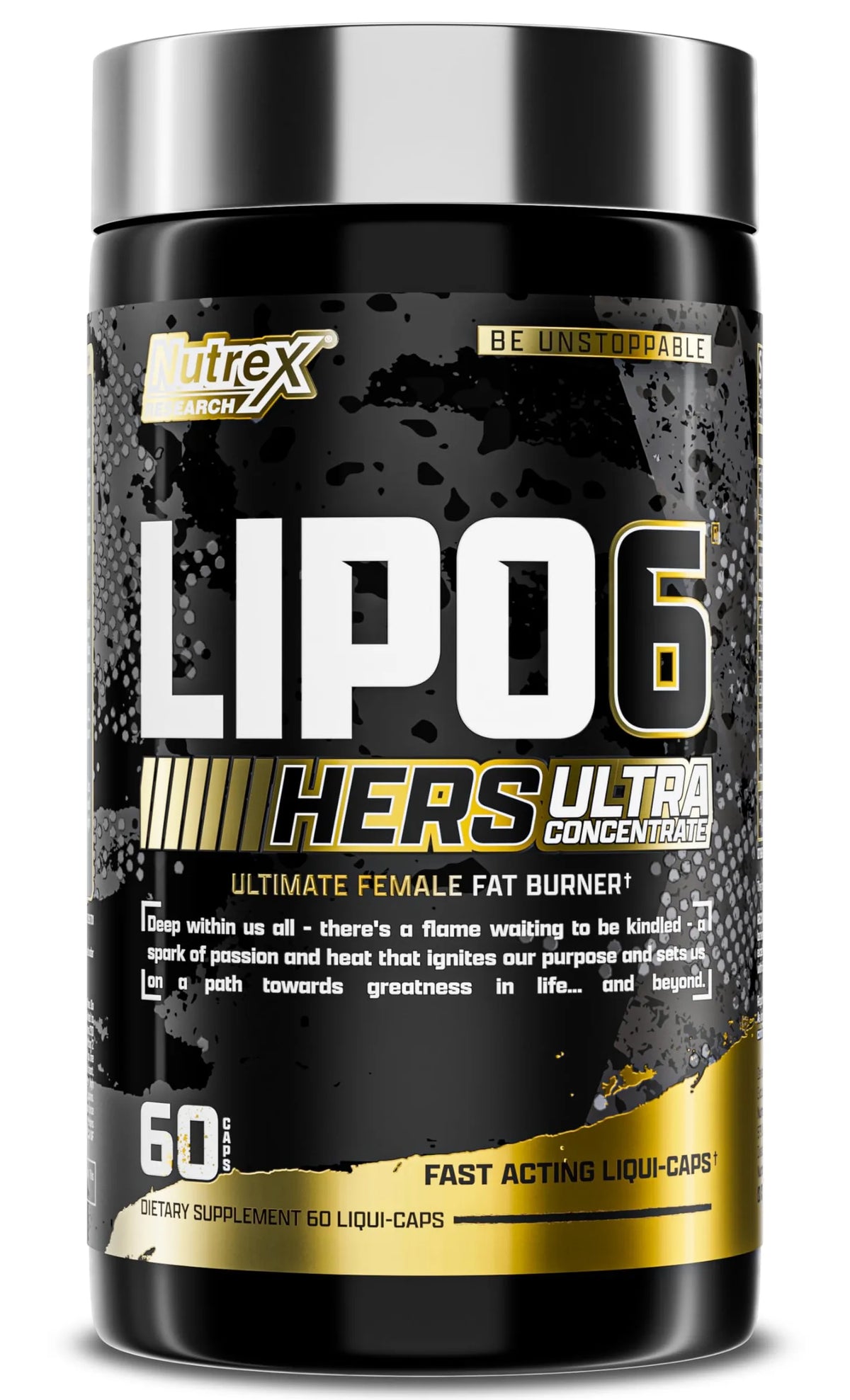 Lipo-6 Black Hers Ultra Concentrate 60 Capsules 60 Servings