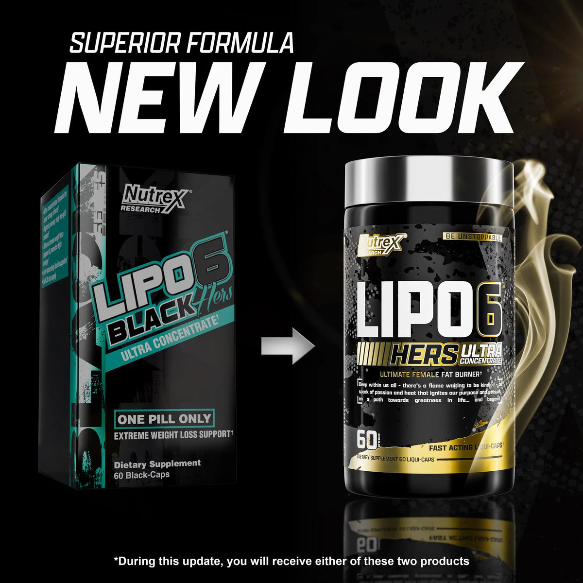 Lipo-6 Black Hers Ultra Concentrate 60 Capsules 60 Servings