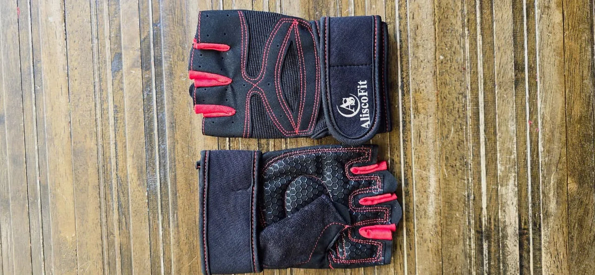 RED Training Gym Fitness Gloves
