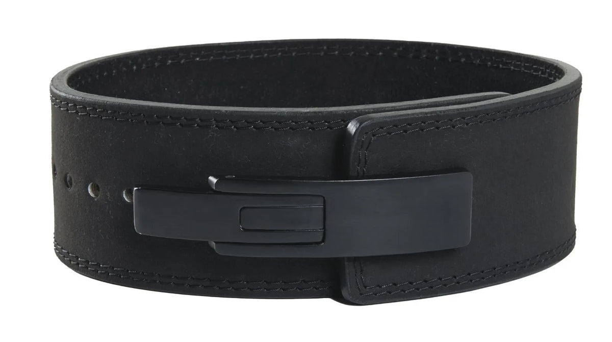 Powerlifting Heavy Leather Lever Round Belt Aliscofit