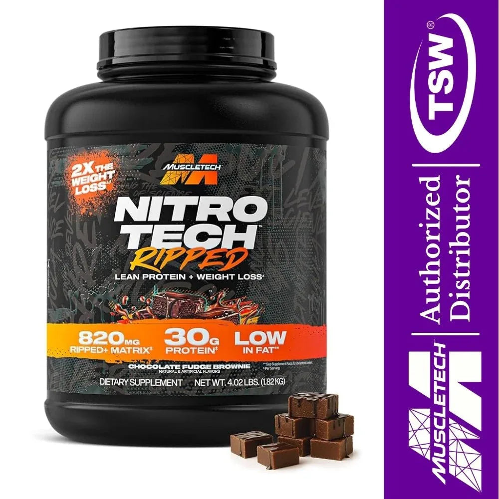 Muscletech Nitrotech Ripped Weightloss & Weight Management 4lbs(1.81kg) 44 servings