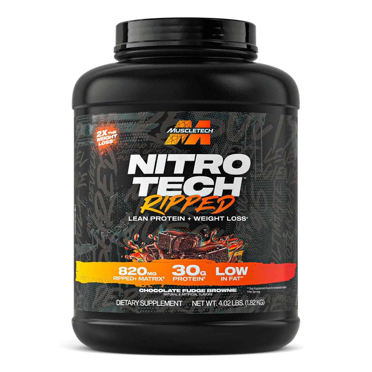 Muscletech Nitrotech Ripped Weightloss & Weight Management 4lbs(1.81kg) 44 servings