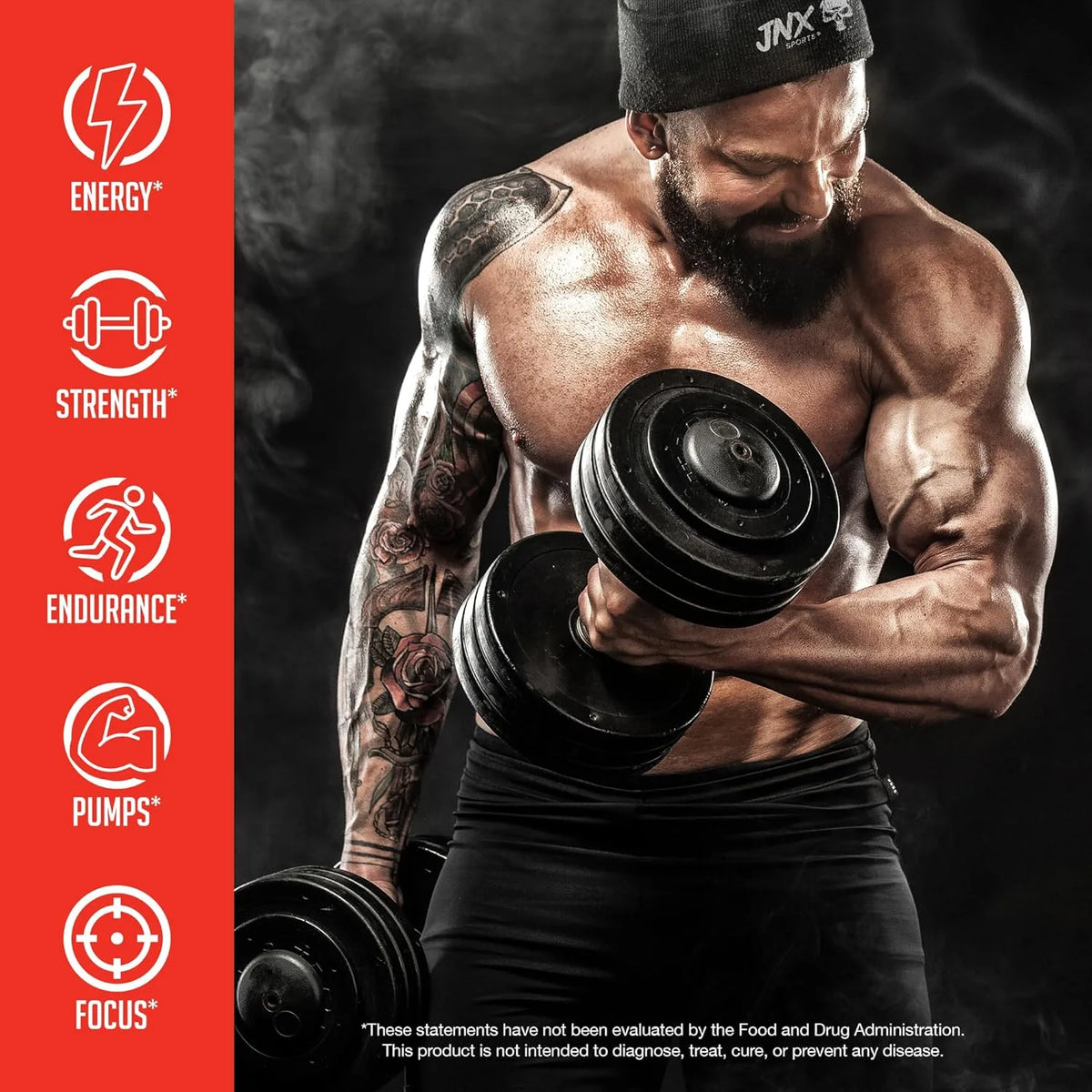 JNX SPORTS The Curse Preworkout Powder 255g 50servings