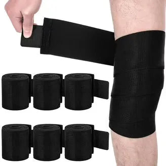 Wraps Lifting Leg Knee Compression Training Wraps Elastic Plain