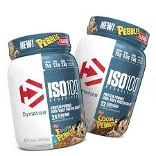 Dymatize Iso-100 Whey Protein Powder Isolate Hydrolysed 650g/1.43lb(20serving)