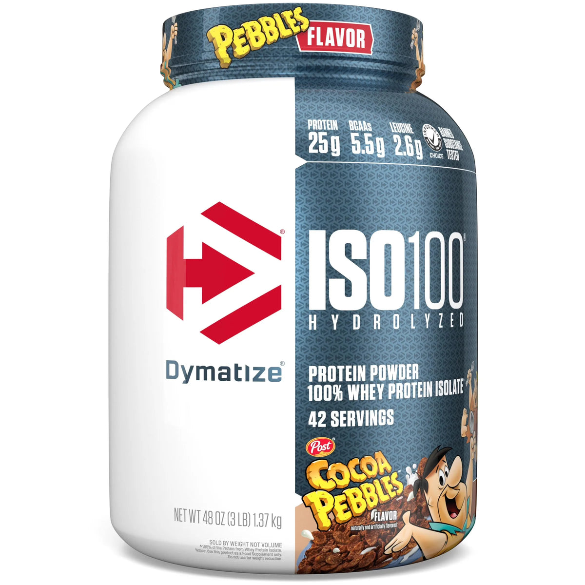 Dymatize Iso-100 Whey Protein Powder Isolate Hydrolysed 650g/1.43lb(20serving)