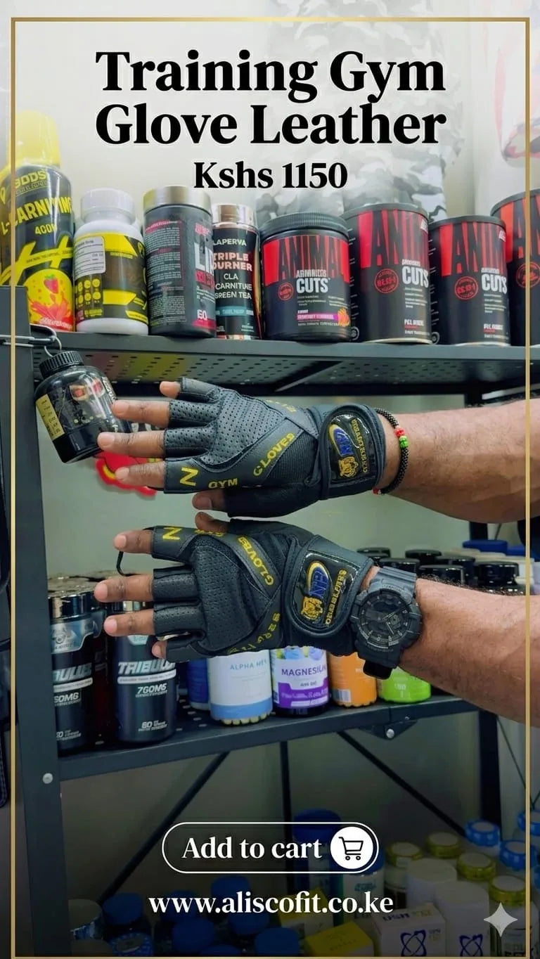 NF Leather Gloves -yellow