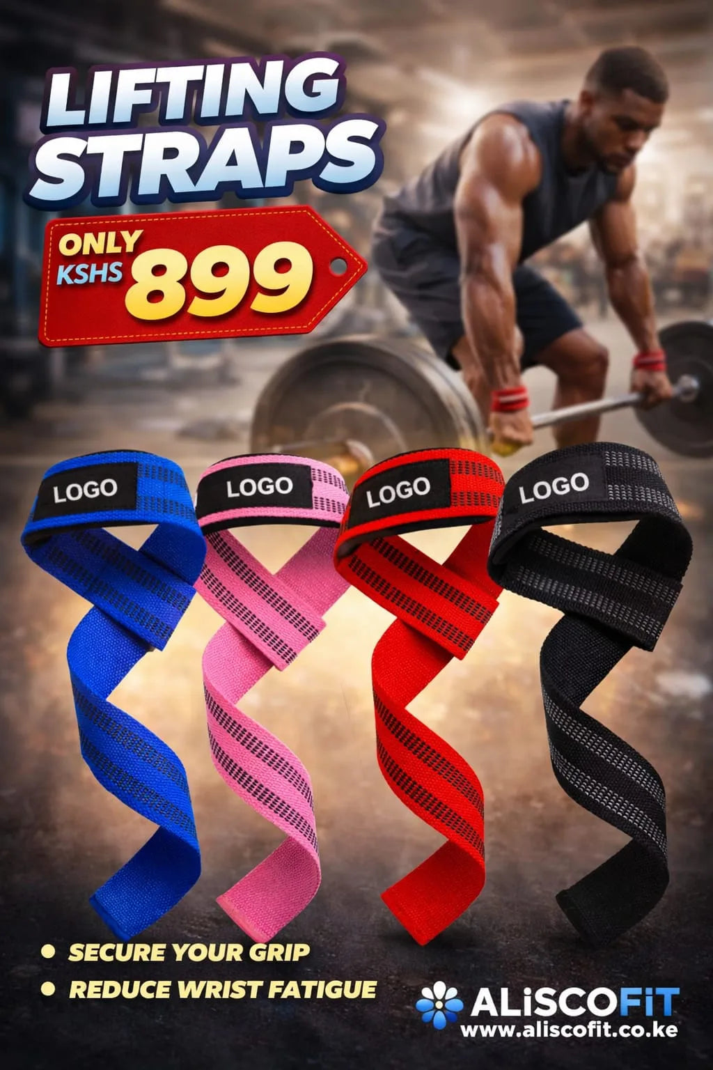 Fitness Weight Lifting and Deadlift Straps