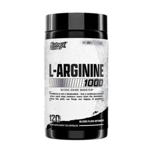 Nutrex Research L-Arginine 1000 mg Capsules - Nitric Oxide Booster