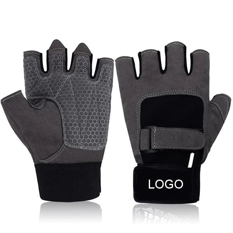 Grey Training Gym Gloves Aliscofit