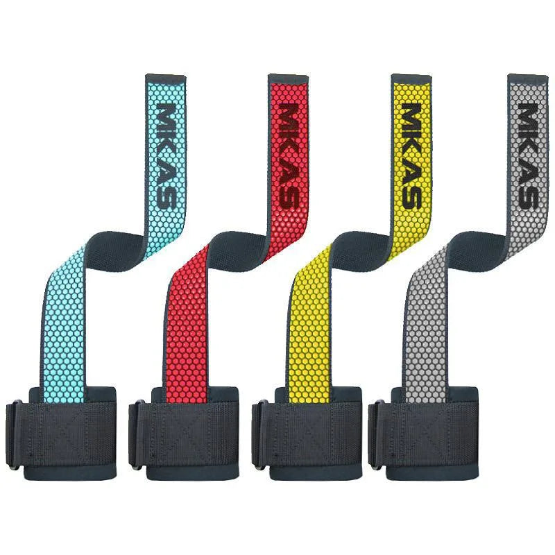MKAS Weight lifting Wrist Straps Fitness Bodybuilding