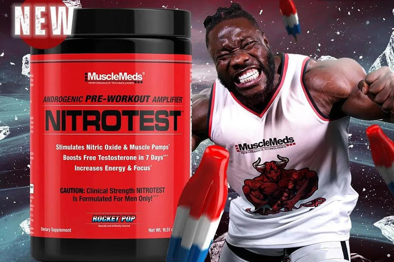 MuscleMeds Nitrotest Pre-Workout Supplement Drink 468grm 30serving