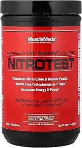 MuscleMeds Nitrotest Pre-Workout Supplement Drink 468grm 30serving