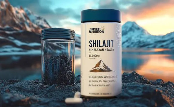 Applied Nutrition Shilajit capsules high dose 30,000 mg 90caps 30servings