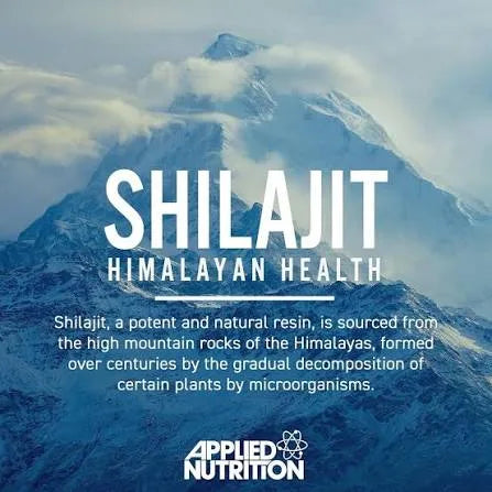 Applied Nutrition Shilajit capsules high dose 30,000 mg 90caps 30servings