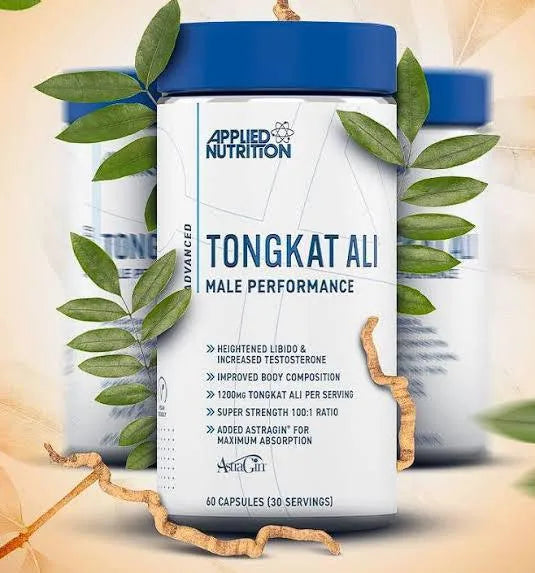 Applied Nutrition Tongkat Ali Long Jack Testosterone Supplement 1200mg 60Capsules 30Servings