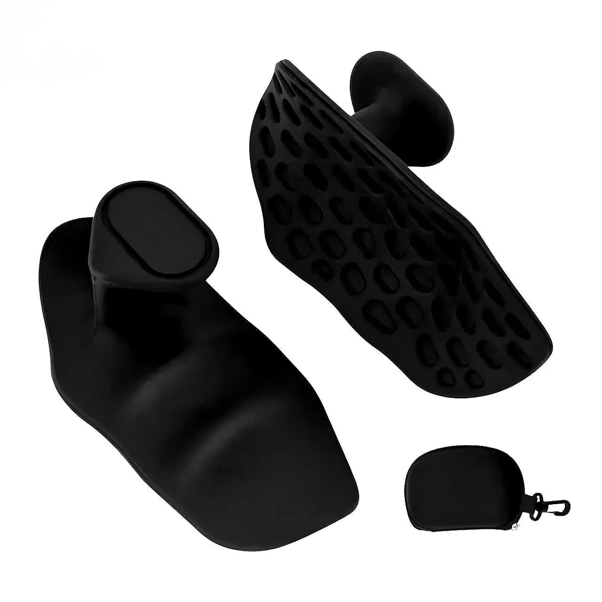 Silicone Weightlifting Grips | Non-Slip Gym Grip Pads (WITH POUCH )