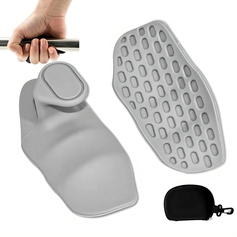 Silicone Weightlifting Grips | Non-Slip Gym Grip Pads (WITH POUCH )