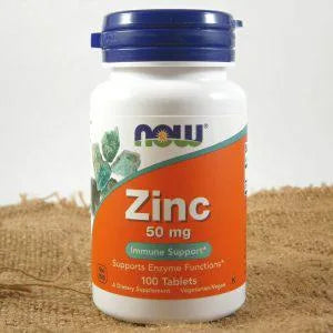 NOW Zinc Immune Support 50 mg 100 Tablets