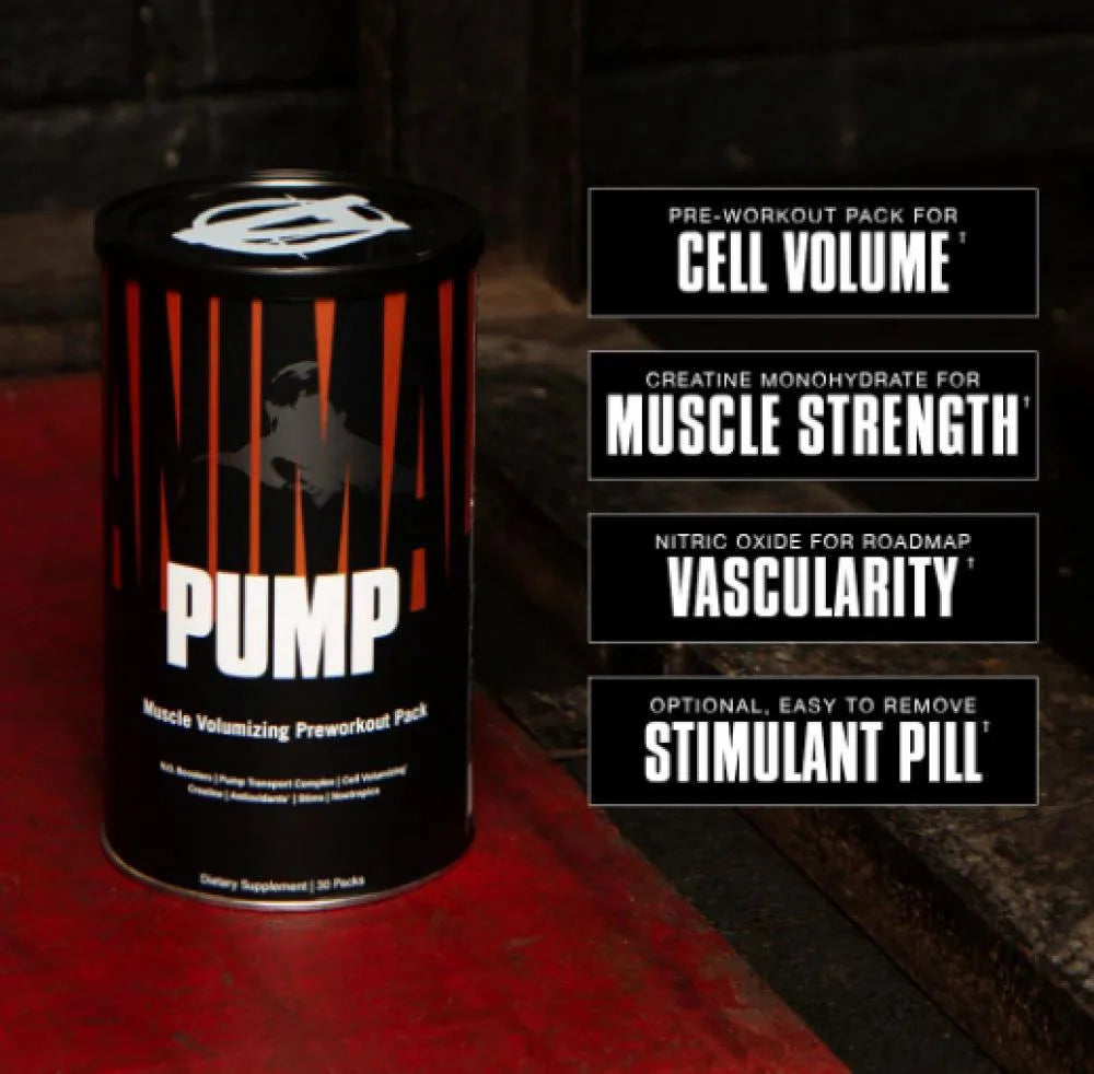 Animal Pump Pre-Workout Supplement  30 Packs