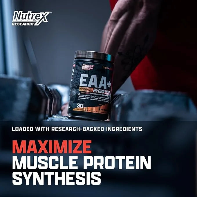 Nutrex Research EAA Hydration | EAAs + BCAAs Powder 30servings