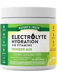 Nature's Truth Electrolyte Hydration + B Vitamins Powder Mix 121g 35Servings