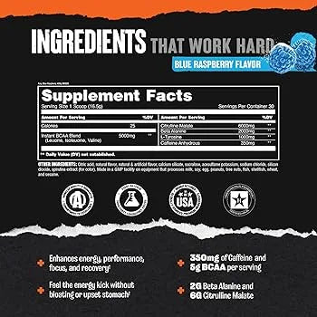 Animal Fury PreWorkout Powder