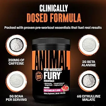 Animal Fury PreWorkout Powder