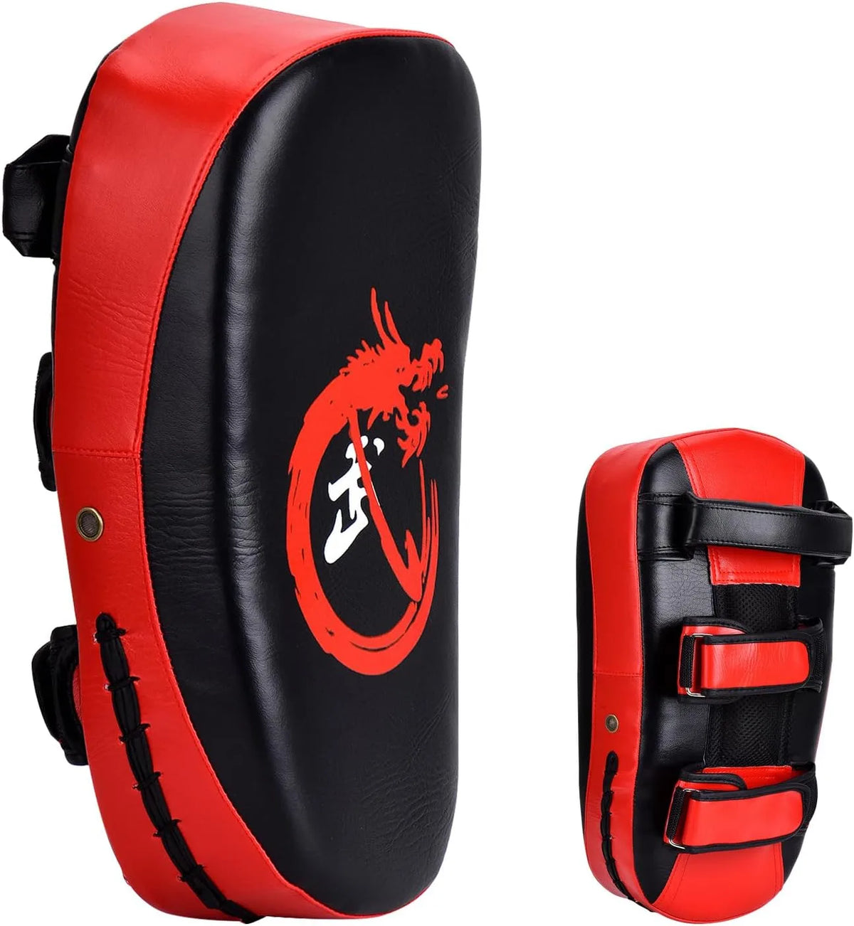 Curved Targets for Muay Thai, Thickened Boxing Pads for Kick Training EACH