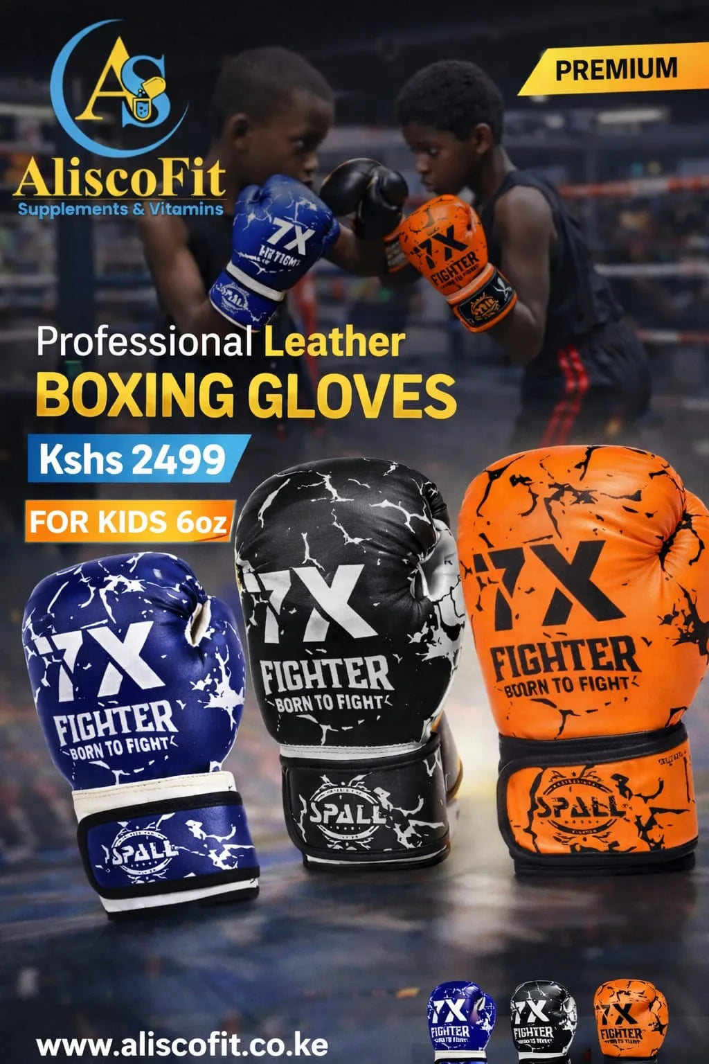 Boxing Gloves 6OZ Kids Pair