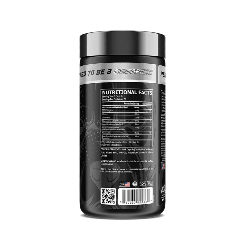 Core Champs SHRED-N-BURN Fat Burner 60 Capsules 60 Servings