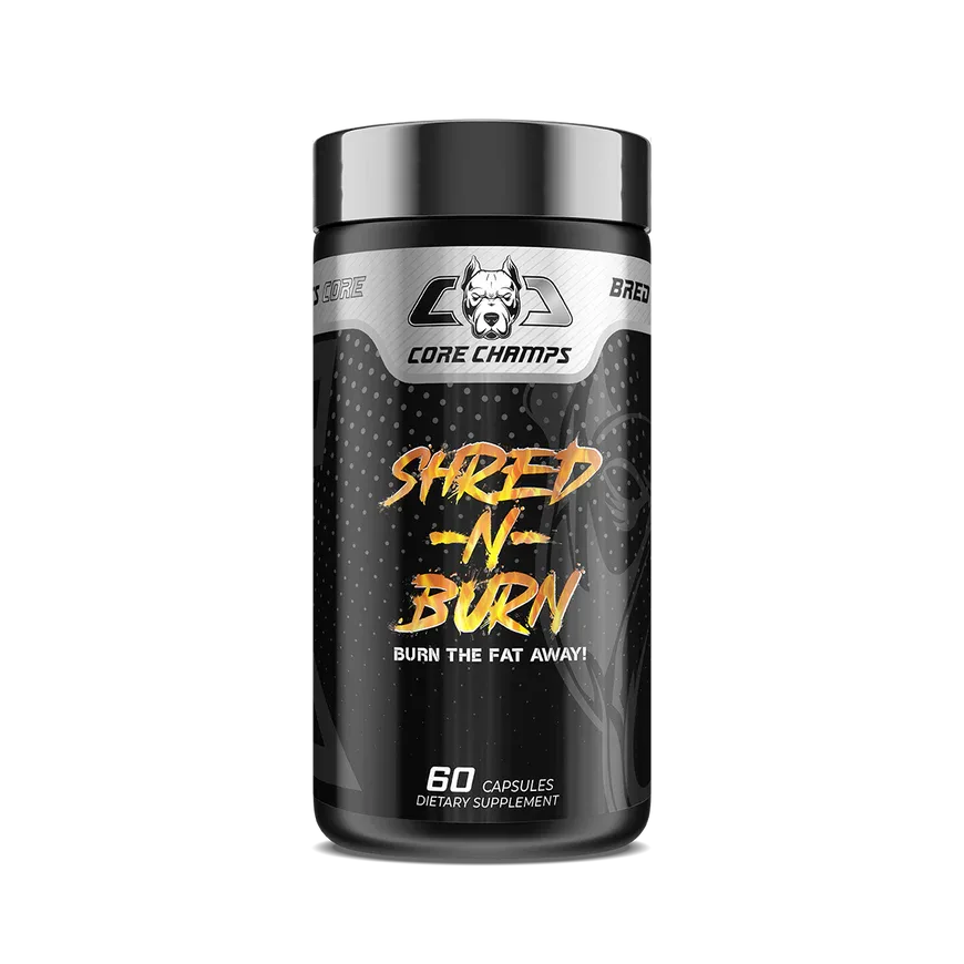 Core Champs SHRED-N-BURN Fat Burner 60 Capsules 60 Servings
