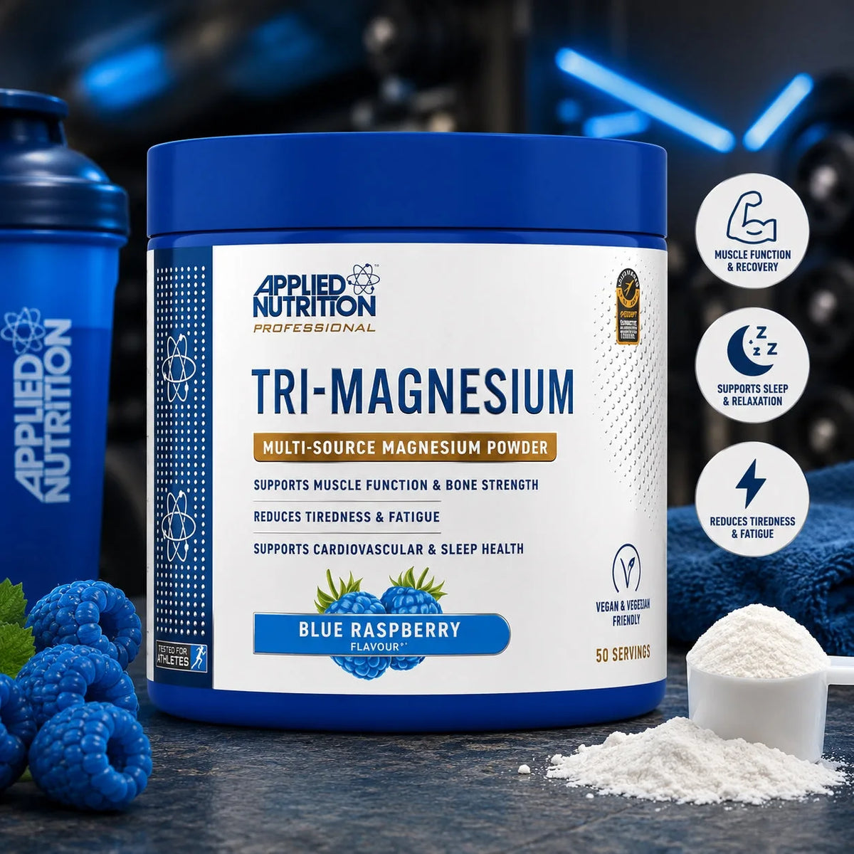 Applied Nutrition Tri-Magnesium Powder 50 Servings